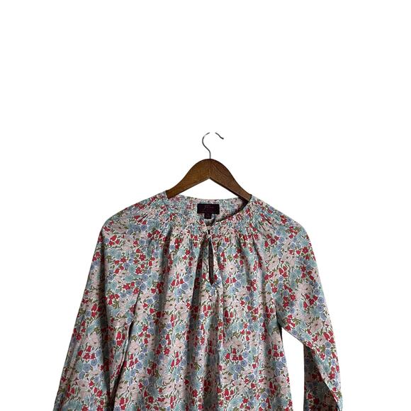 J.Crew  Liberty Fabrics Floral Cotton Blouse Top in Edenham Print  Womans 6 - Picture 4 of 11